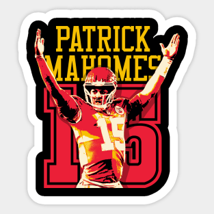 Patrick Mahomes 15 Sticker